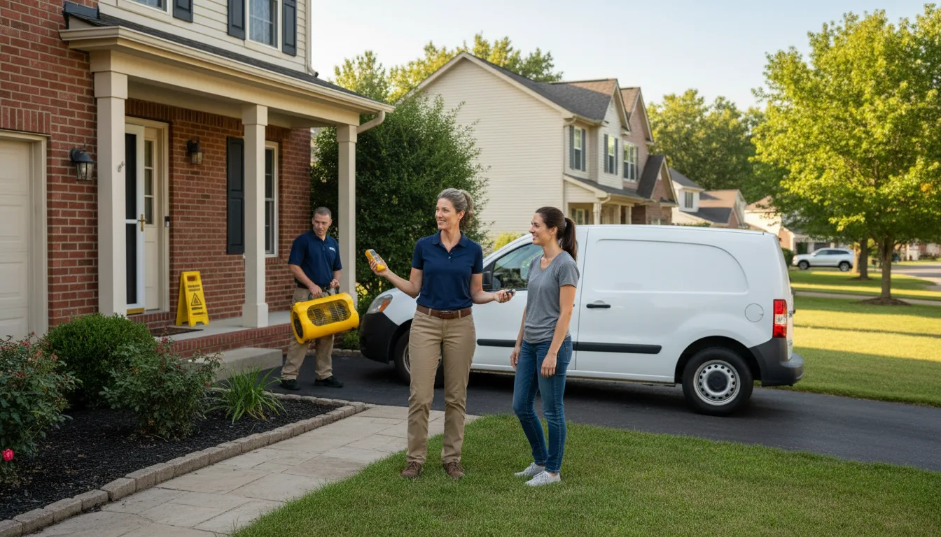 Water restoration image for Water Damage & Restoration Services in Jacksboro, TX